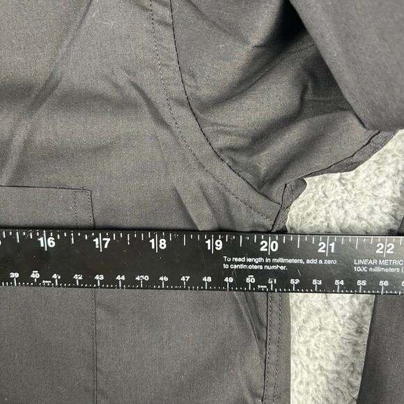 Hill & Archer Men's Size 14.5-32/33 Black Solid Long Sleeve Button Up Shirt - Picture 5 of 9